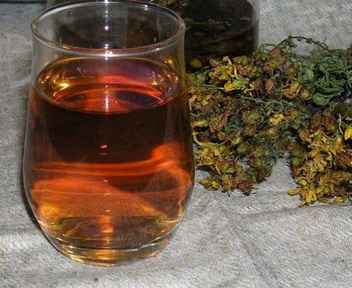 herbal decoction to clean parasites