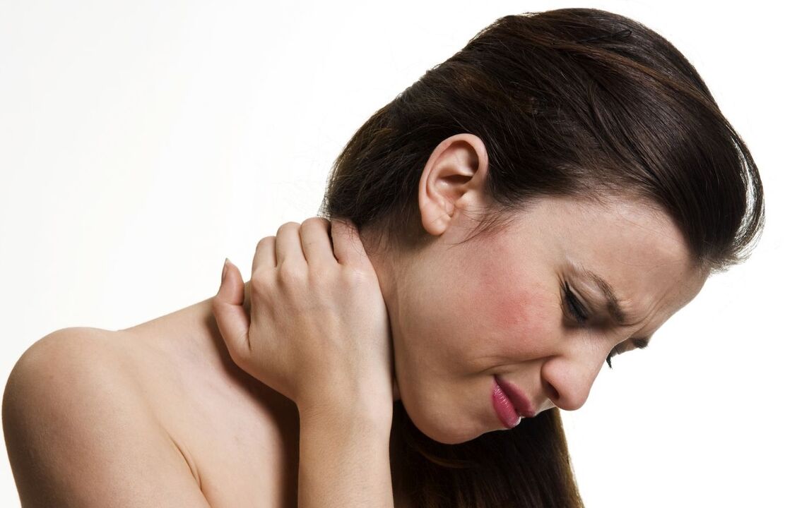 neck and muscle pain caused by worms